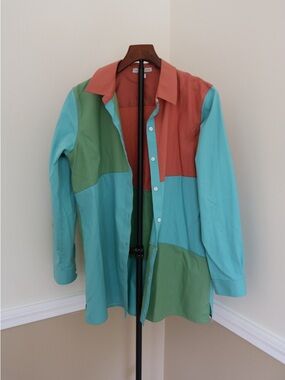 Coldwater Creek Dusty Rose Button-Up Top